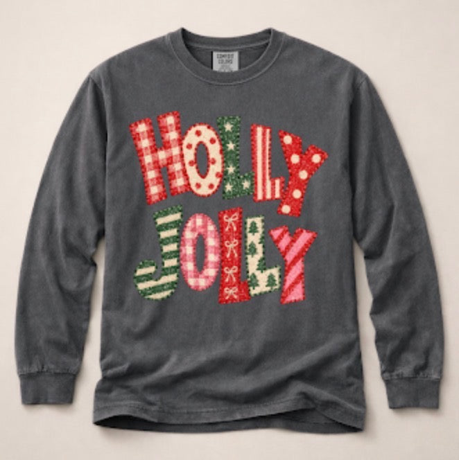Holly Jolly Quilted Tee