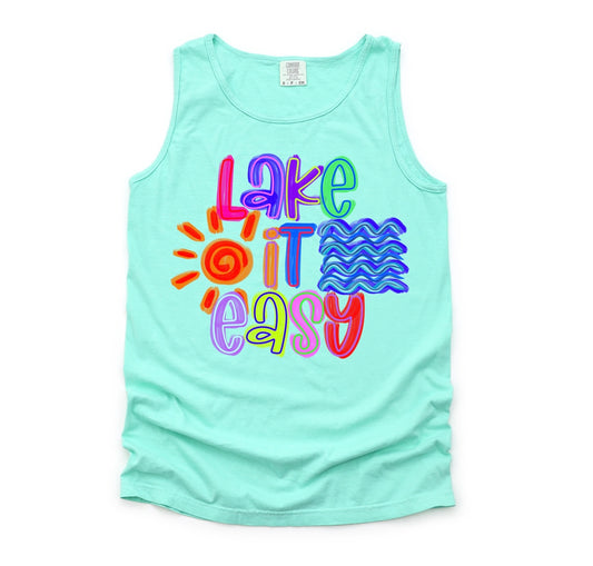“Lake it Easy” Tank - Island Reef