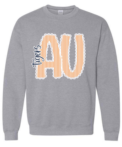 AU Striped Lace Sweatshirt