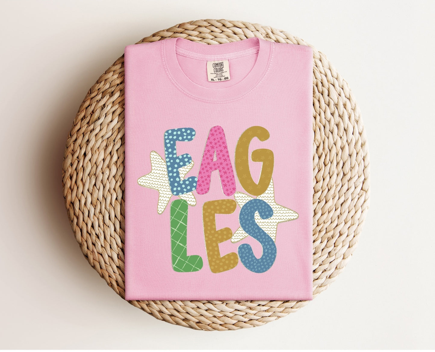 Colorful Mascot Star Tee