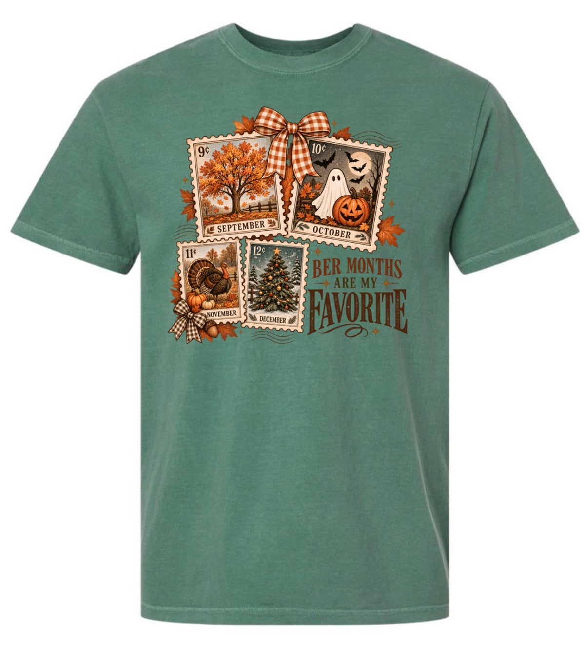 Fall monthly stamps Tee