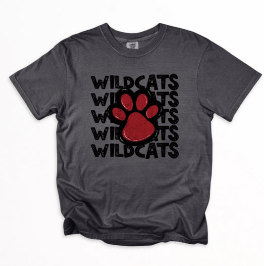 Wildcats Paw Print Tee
