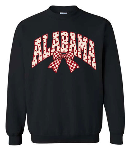 Alabama Polka Dot Gildan Sweatshirt