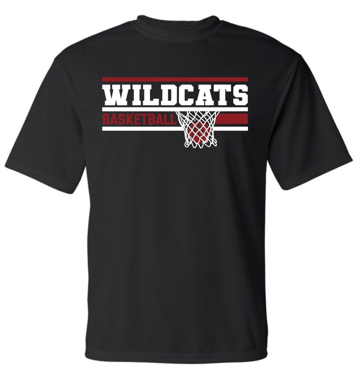 Wildcats Basketball Net Performance Tee