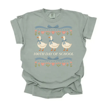 Goose 100th Day of School Tee