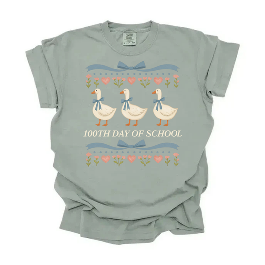 Goose 100th Day of School Tee