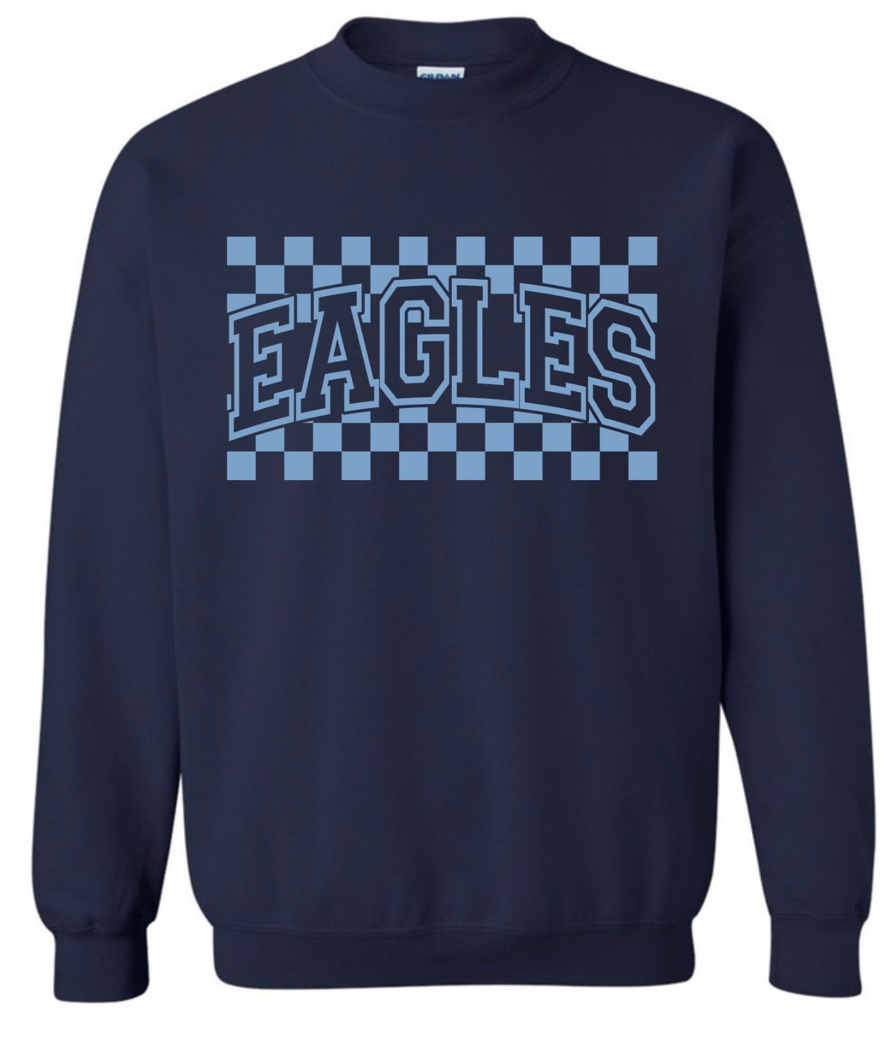 Checkered Eagles Navy Sweatshirt