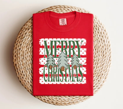 Merry Christmas and Trees Tee