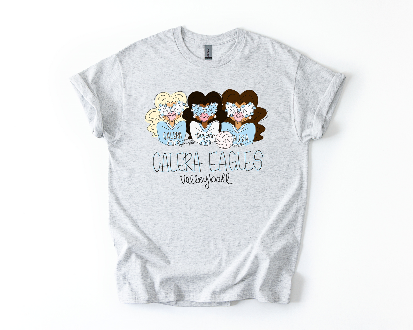 “Calera Eagles Volleyball ” Gals Tee