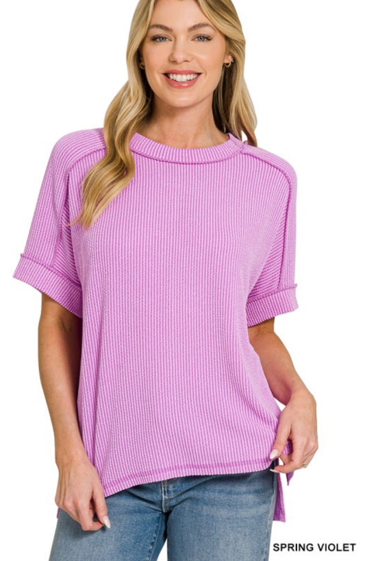 The ribbed boutique Top