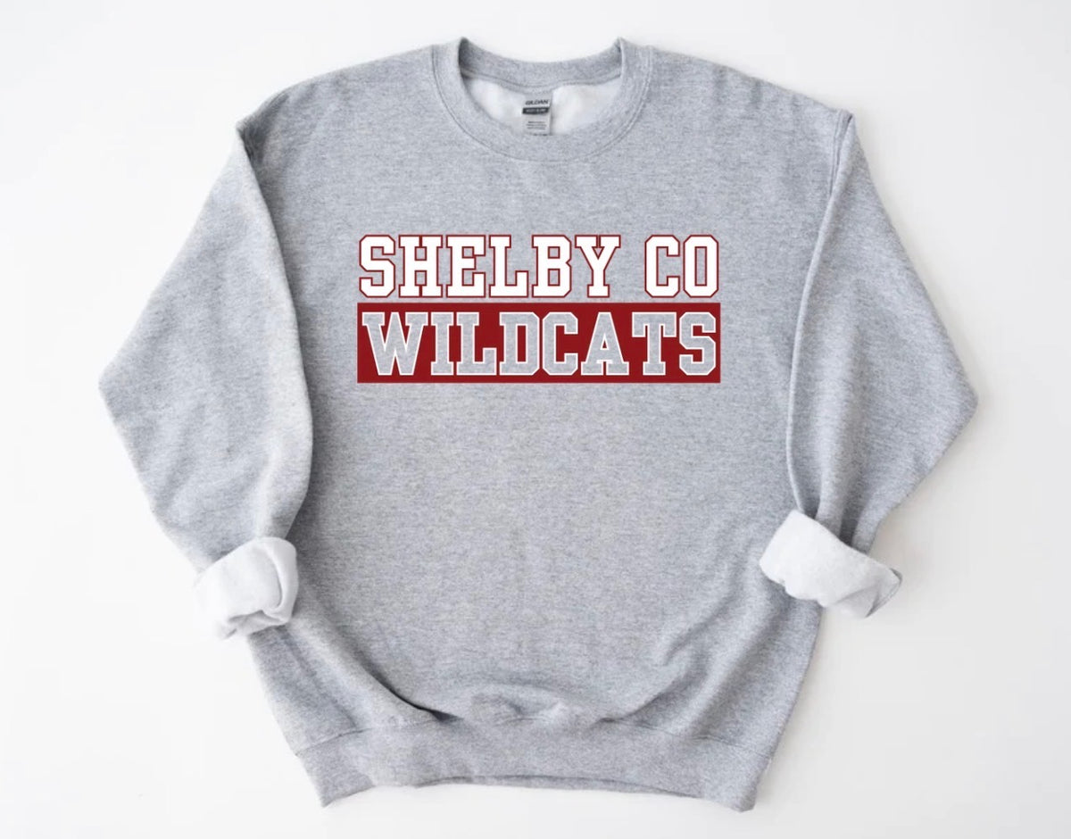 Shelby Co Wildcats Varsity Sweatshirt