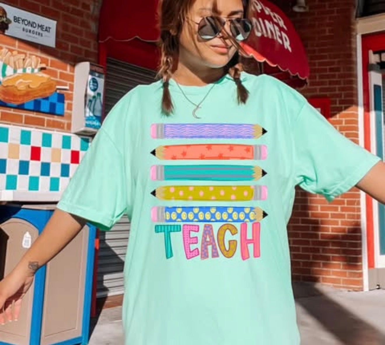 Teach Pencil Tee