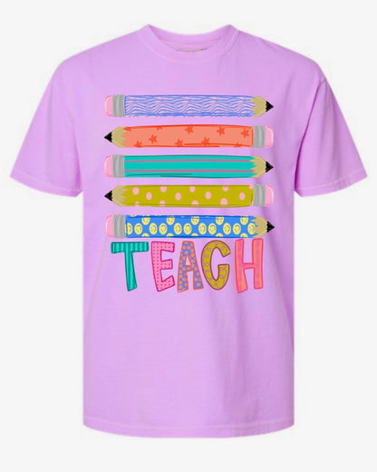 Teach Pencil Tee