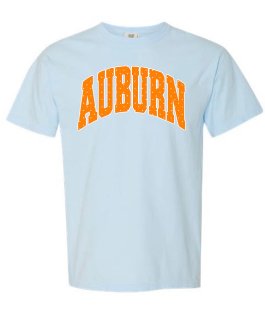 Auburn Polka Dot Tee