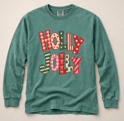 Holly Jolly Quilted Tee