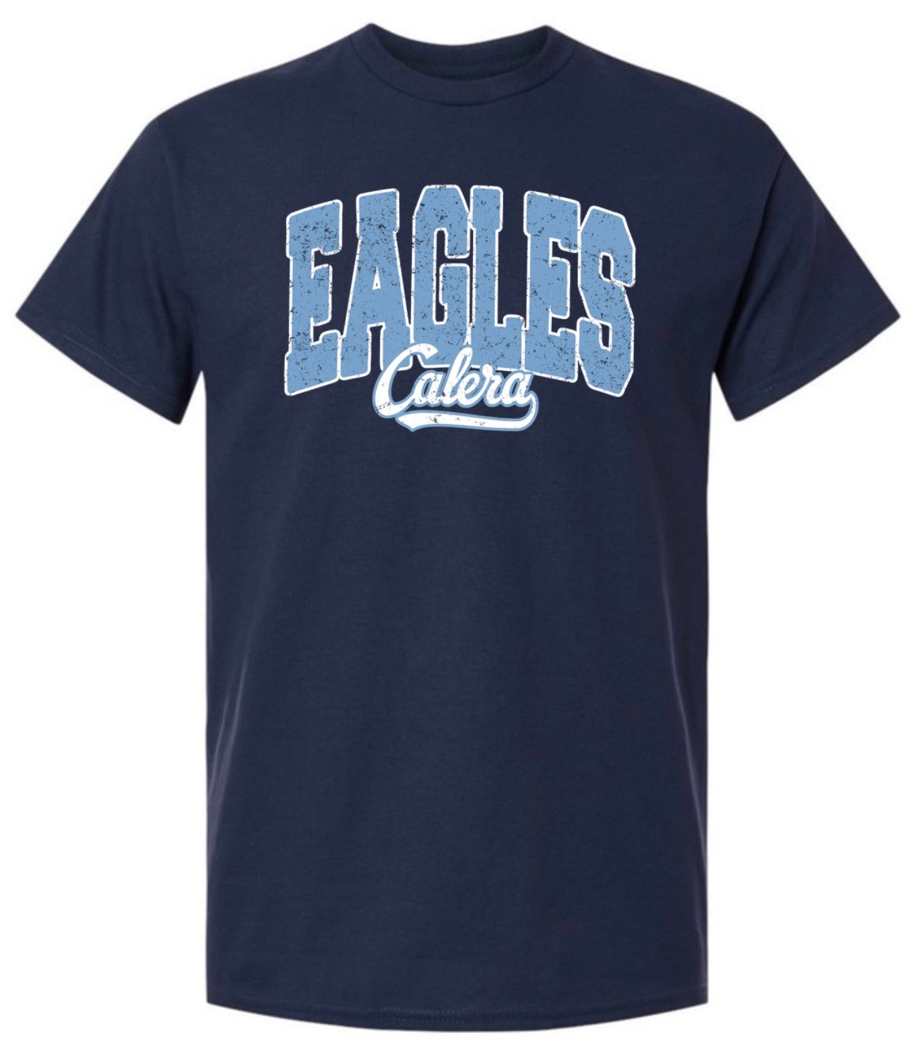 Grunge Eagles Navy Tee