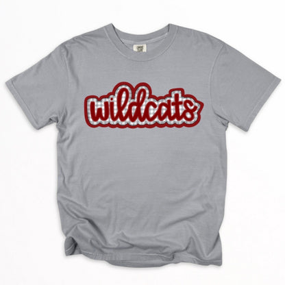 Wildcats Stitched Tee