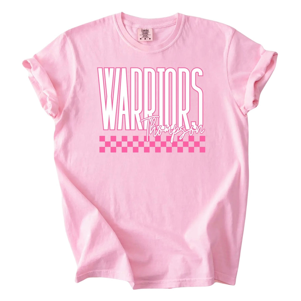 Checkered Pink Out Tee