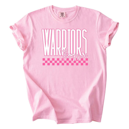 Checkered Pink Out Tee