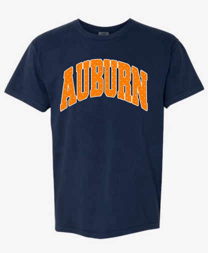 Auburn Polka Dot Tee