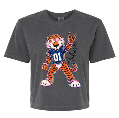 Boxy Aubie Color Tee