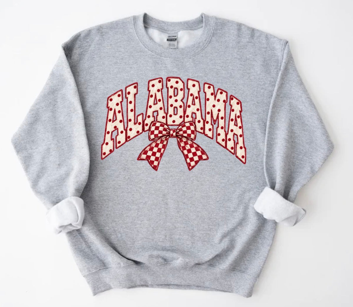Alabama Polka Dot Gildan Sweatshirt