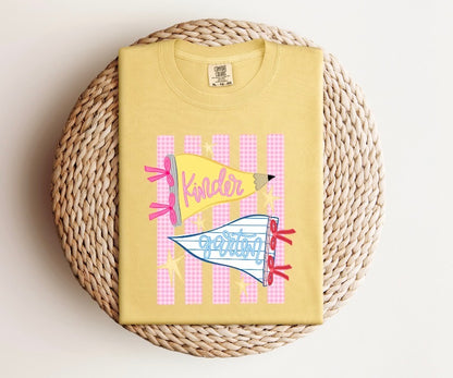 Grade Level/“Learning is fun” Pennants Tee