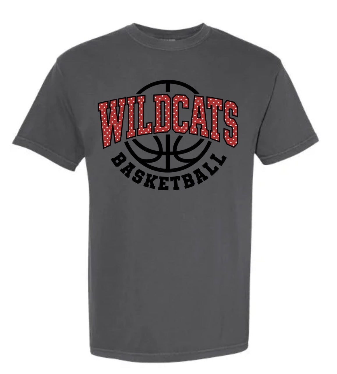 Wildcats Basketball Polka Dot Tee