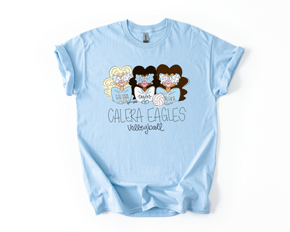 “Calera Eagles Volleyball ” Gals Tee
