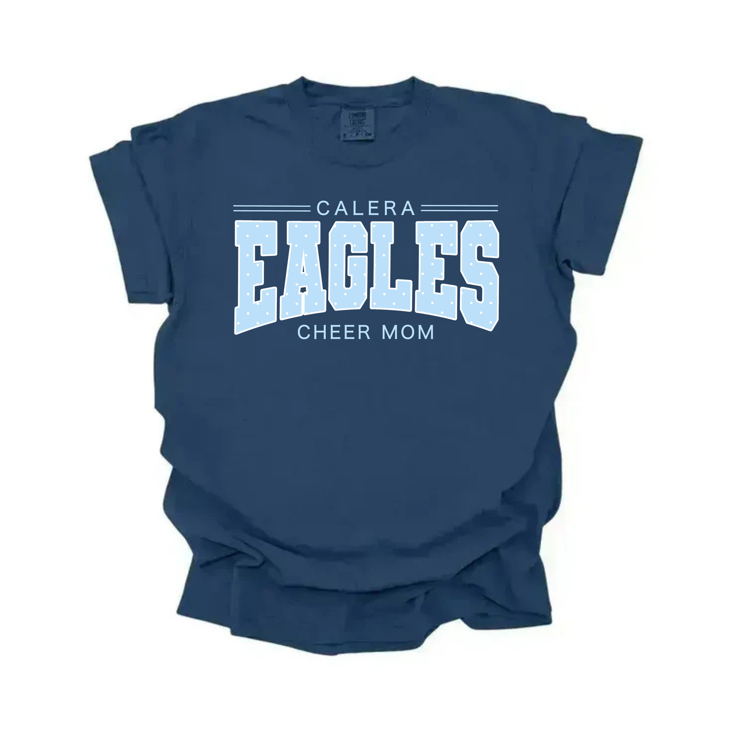 Polka Dot Calera Eagles Varsity Tee