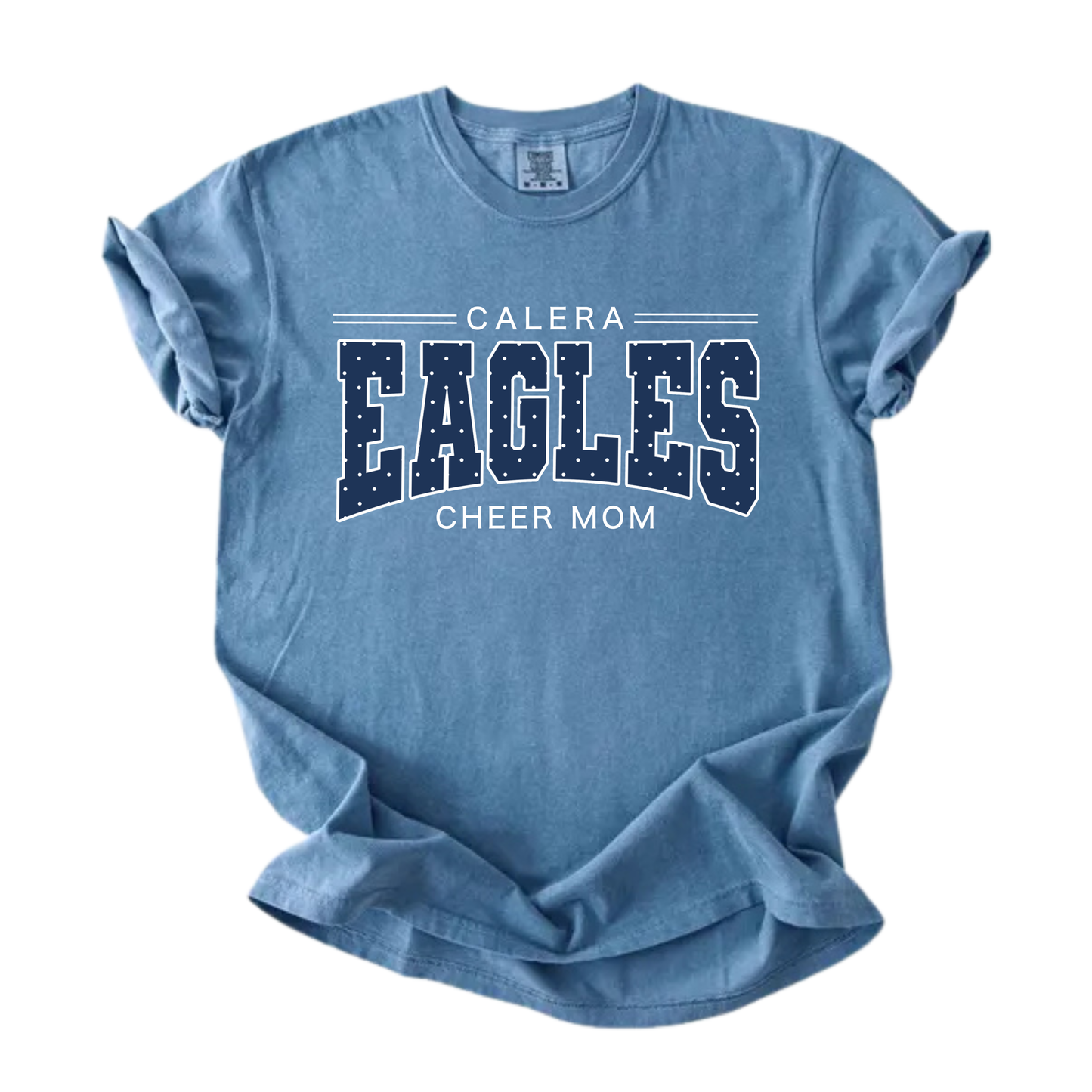 Polka Dot Calera Eagles Varsity Tee