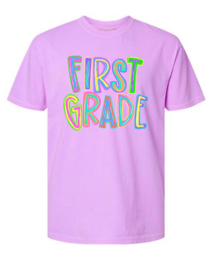Neon Grade Level Tee