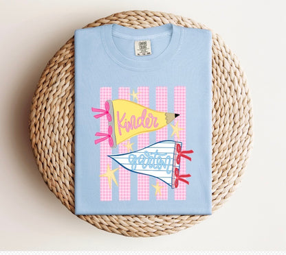 Grade Level/“Learning is fun” Pennants Tee