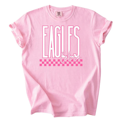 Checkered Pink Out Tee
