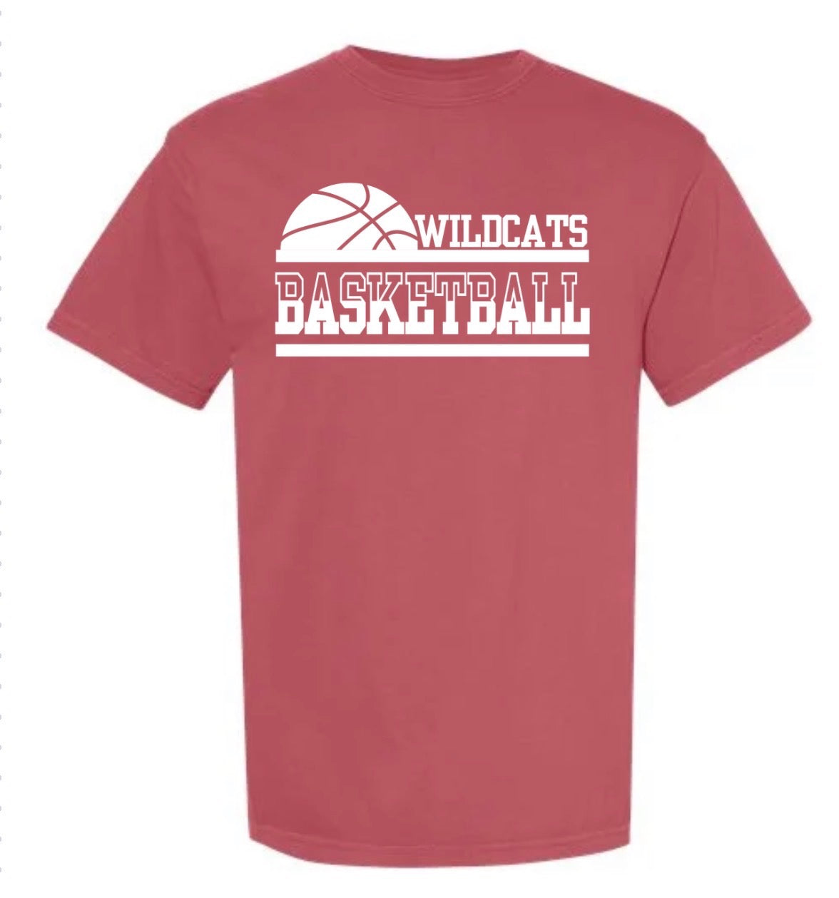 Wildcats Basketball Stacked Tee