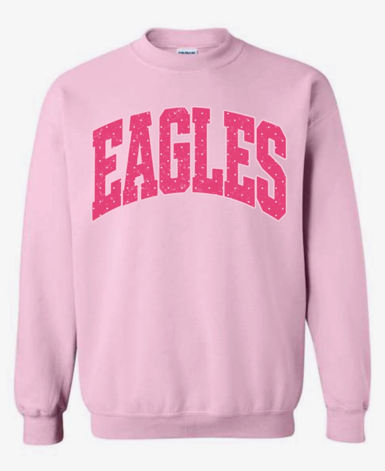 Mascot Polka Dot Pink Out Sweatshirt