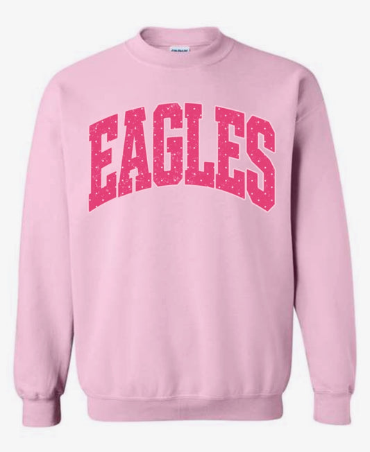 Mascot Polka Dot Pink Out Sweatshirt