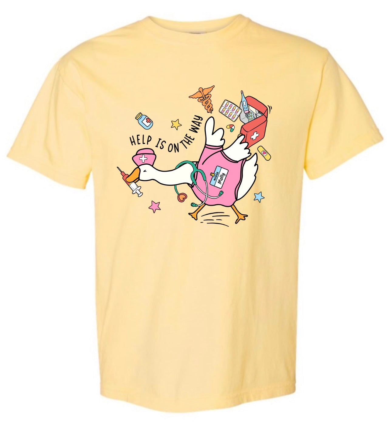 Help is on the way Nurse Tee