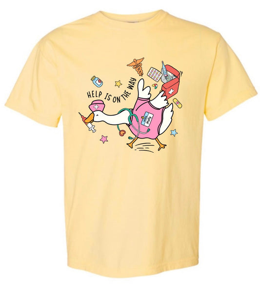 Help is on the way Nurse Tee