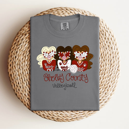 “Shelby County Volleyball” Gals Tee