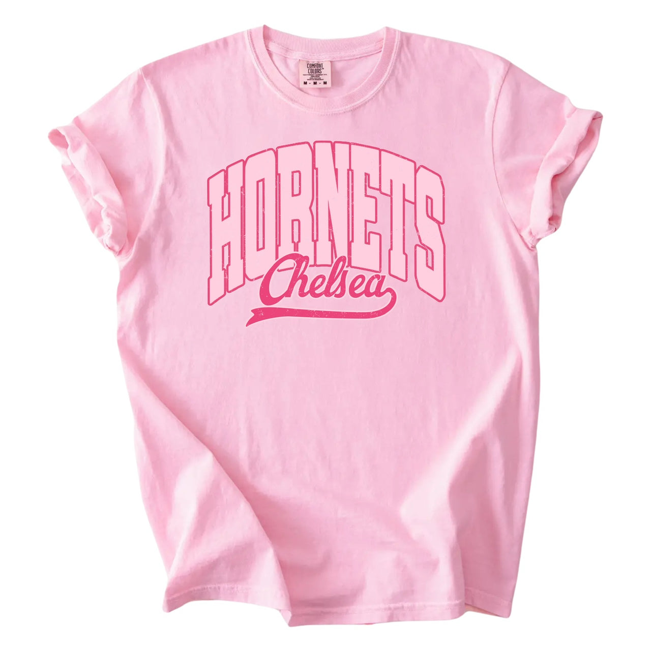 Varsity Grunge Pink Out Tee