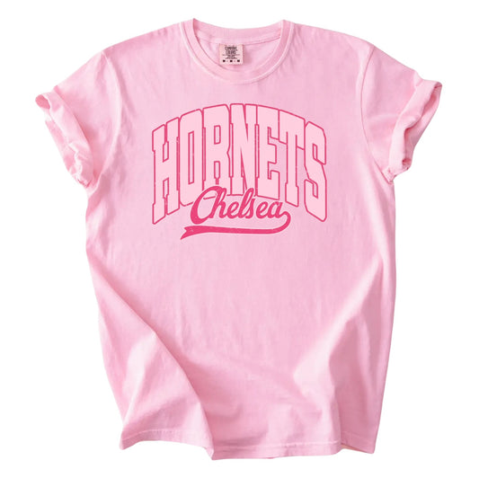 Varsity Grunge Pink Out Tee