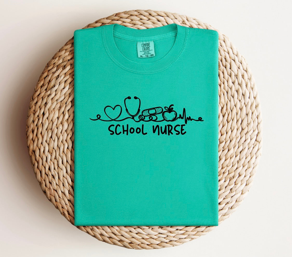 Doodle School Nurse Tee