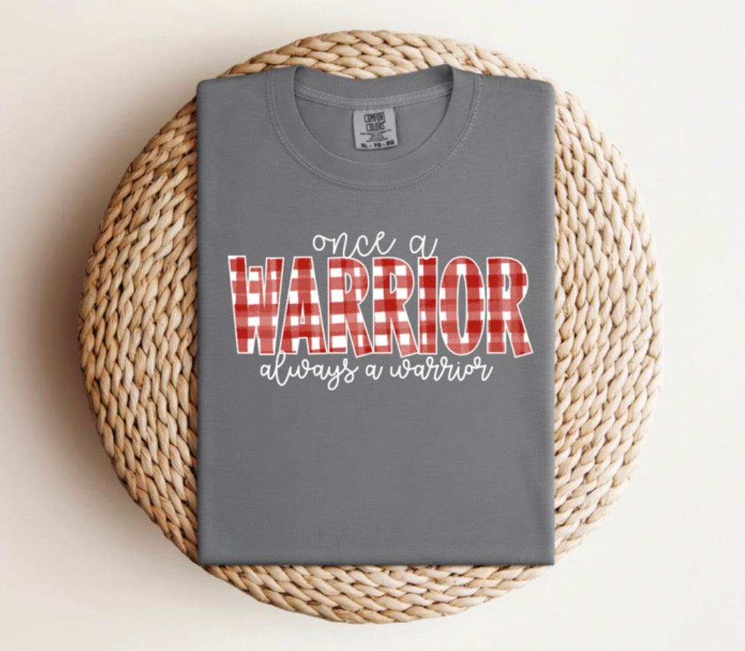 Once a warrior gingham Tee