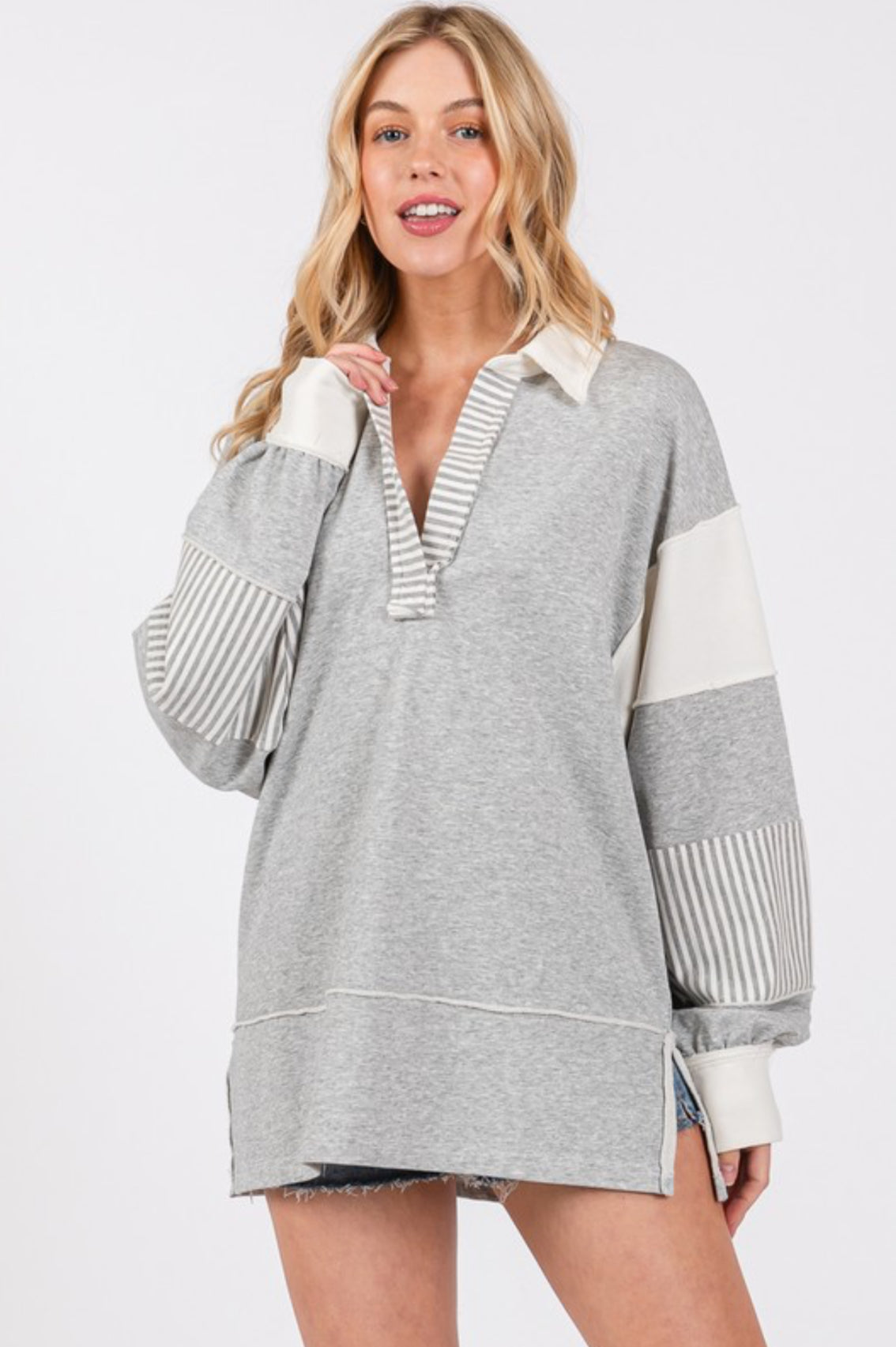 Varsity Stripe Pullover