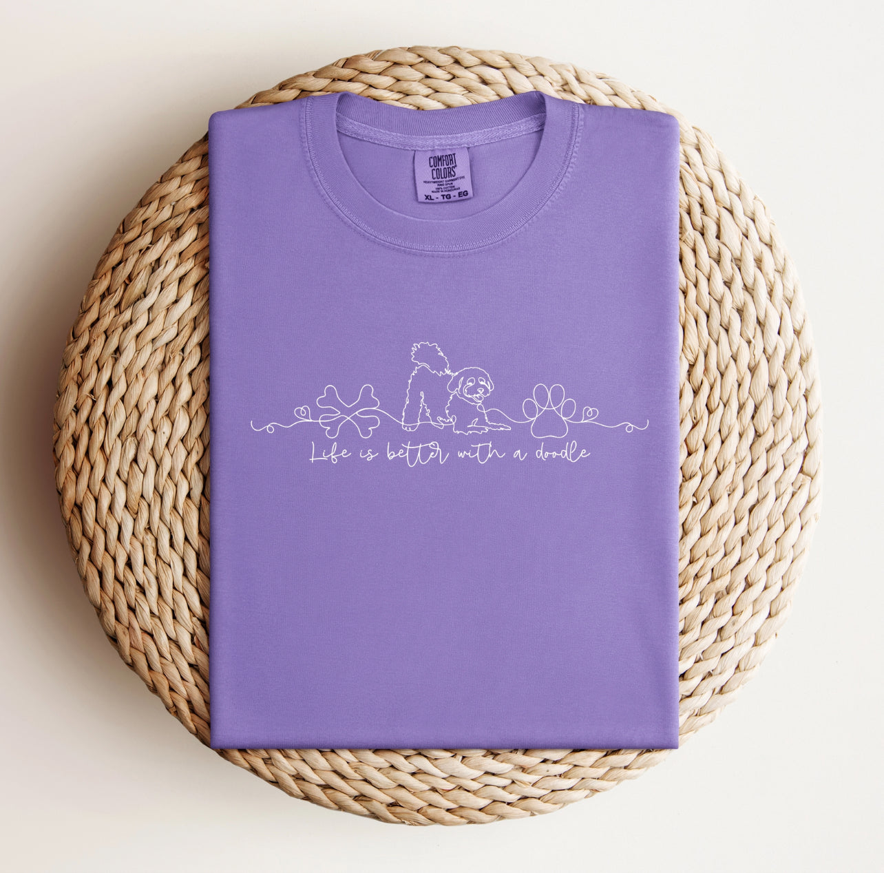 “Life is better with a doodle” Tee