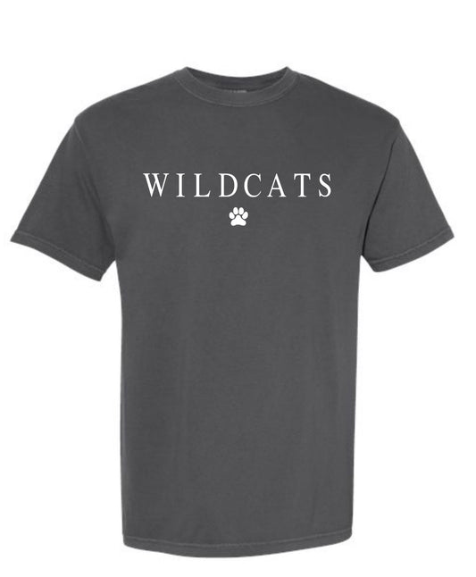 Simple wildcats Tee in pepper