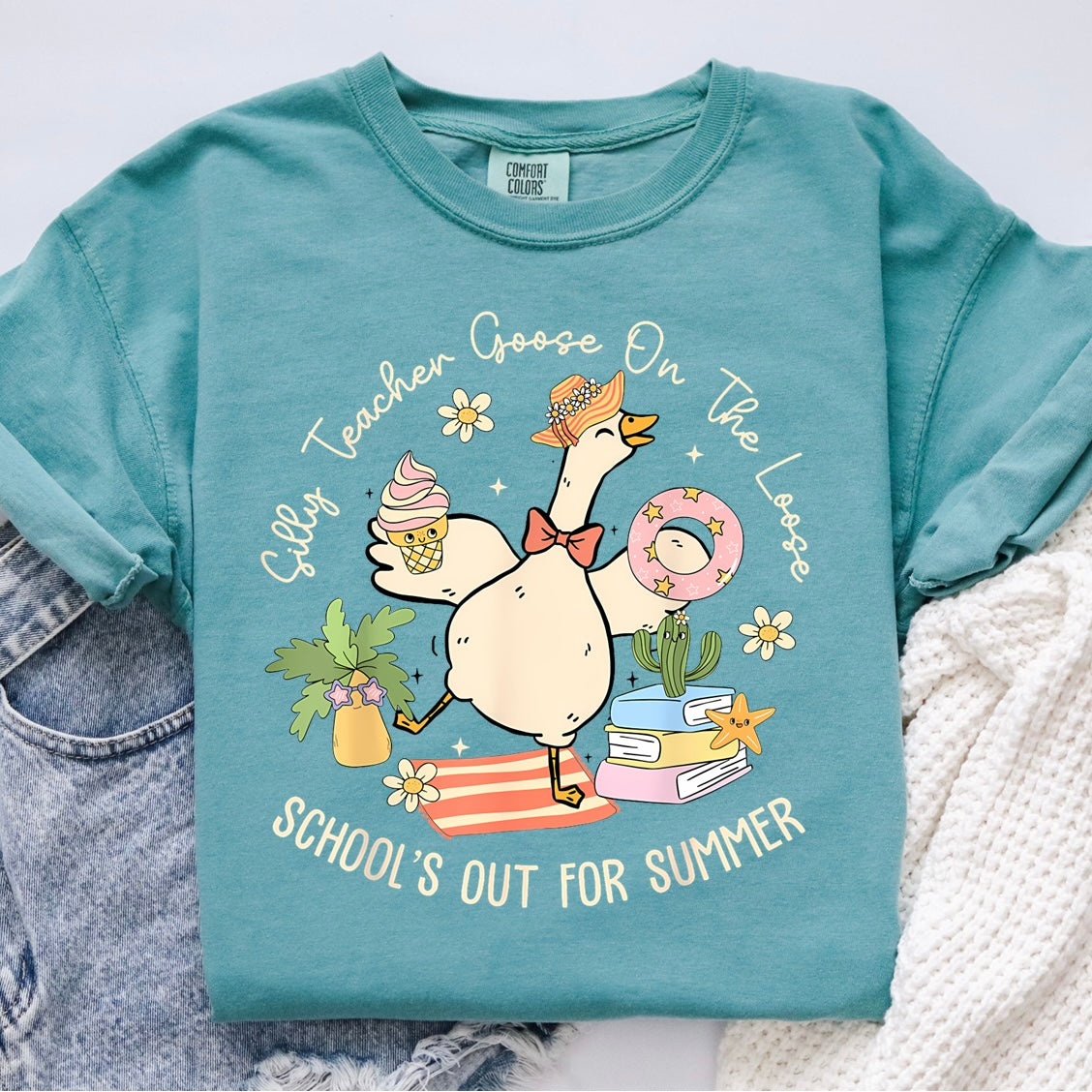 “Silly Teacher Goose” Tee