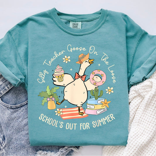 “Silly Teacher Goose” Tee