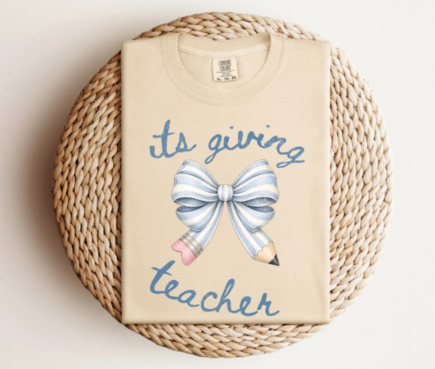 It’s Giving Teacher Tee